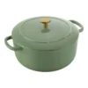 Ballarini Cocotte 24 Cm, Rund, Grün, Gusseisen
