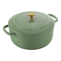 Ballarini Cocotte 24 Cm, Rund, Grün, Gusseisen