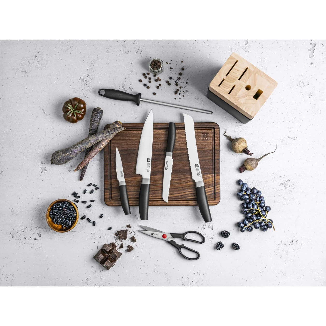 Zwilling Messerblockset 7-tlg, Schwarz – Bild 4