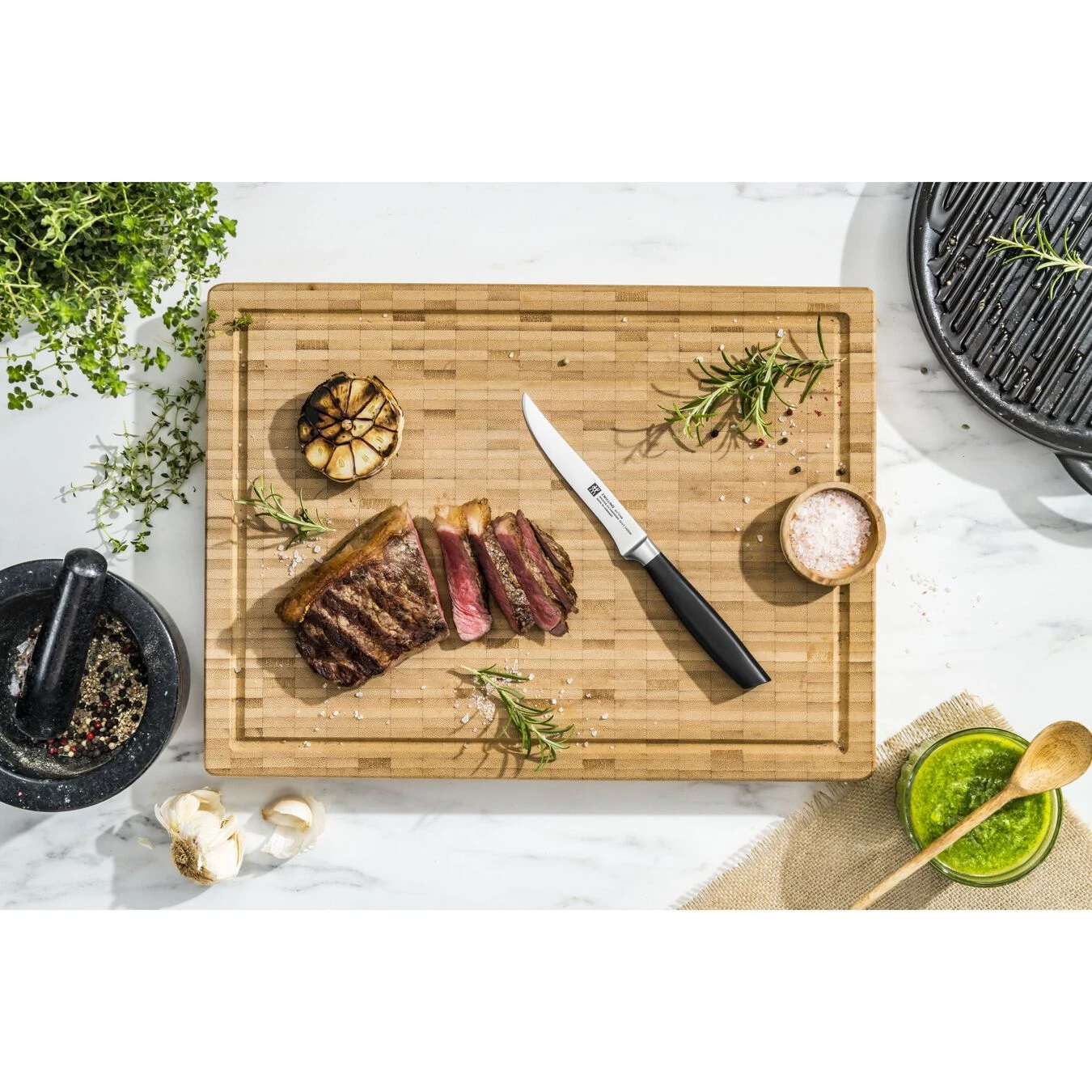 Zwilling Steakmesserset 4-tlg, Silber – Bild 2