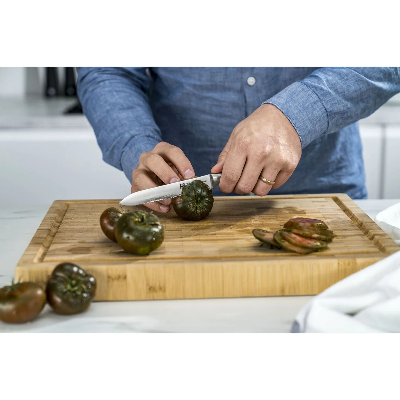 Zwilling Universalmesser 13 Cm, Schwarz – Bild 3